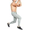 imageBROKIG Mens Lightweight Gym Jogger PantsMens Workout Sweatpants with Zip PocketLight Gray