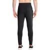 imageBROKIG Mens Tapered Gym JoggersMens Lightweight Jogging Pants Quick Dry Casual Athletic Running Workout with PocketsBlackdark Gray