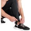 imageBROKIG Mens Tapered Gym JoggersMens Lightweight Jogging Pants Quick Dry Casual Athletic Running Workout with PocketsBlackdark Gray
