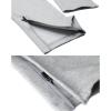 imageBROKIG Mens Zip Joggers Pants  Casual Gym Workout Track Pants Comfortable Slim Fit Tapered Sweatpants with PocketsHeather Grey