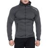 imageBROKIG Mens FullZip Athletic HoodiesWorkout Training Sport Muscle SweatshirtGrey