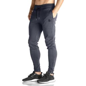 imageBROKIG Mens Zip Joggers Pants  Casual Gym Workout Track Pants Comfortable Slim Fit Tapered Sweatpants with PocketsShadow Grey