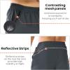 imageBROKIG Mens 2 Pack Drylite Bodybuilding Gym Shorts with Pockets Quick Dry Stretch Workout Shorts MenDark GreyLight Grey