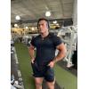 imageBROKIG Mens 49oz Cooling Gym Workout ShirtsBodybuilding Athletic Running Shirt Casual Crew Neck Fitted Short SleeveNavy