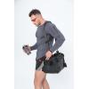 imageBROKIG Mens 4quot Fitted Gym Workout Shorts Breathable Quick Dry Lifting Athletic Running Shorts with Pockets Comfy CasualBlack