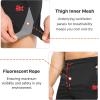 imageBROKIG Mens 4quot Fitted Gym Workout Shorts Breathable Quick Dry Lifting Athletic Running Shorts with Pockets Comfy CasualBlackdark Grey
