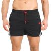 imageBROKIG Mens 4quot Fitted Gym Workout Shorts Breathable Quick Dry Lifting Athletic Running Shorts with Pockets Comfy CasualBlacklight Grey