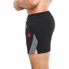 imageBROKIG Mens 4quot Fitted Gym Workout Shorts Breathable Quick Dry Lifting Athletic Running Shorts with Pockets Comfy CasualBlacklight Grey