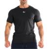 imageBROKIG Mens DiamondGrid Workout Gym ShirtBreathable Short Sleeve Muscle TeeQuick Dry Crewneck Top for BodybuildingBlackdark Green