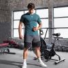 imageBROKIG Mens Linerless Athletic Shorts Quick Dry 8quot Lightweight Workout Running Shorts Men with Zipper PocketsDark Grey