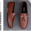 imageBROKIG Mens Loafers Casual Slip On Shoes Footwear Soft Penny Loafers for Men Lightweight Driving Boat Shoes