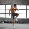 imageBROKIG Mens Zipslim Workout Athletic Shorts 7quot Gym Running Training Sports Bodybuilding Shorts for Men with Zip PocketsDark Grey
