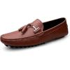 imageBROKIG Mens Loafers Casual Slip On Shoes Footwear Soft Penny Loafers for Men Lightweight Driving Boat Shoes
