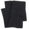 imageBROKIG Unisex Knit Fingerless Gloves Half Finger Stretchy Winter Warmer Mittens