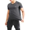 imageBROKIG Mens TDry Lightweight Gym Short Sleeve Shirts Workout Athletic TShirts Men Moisture WickingBlack