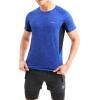 imageBROKIG Mens TDry Lightweight Gym Short Sleeve Shirts Workout Athletic TShirts Men Moisture WickingDark Blue