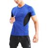 imageBROKIG Mens TDry Lightweight Gym Short Sleeve Shirts Workout Athletic TShirts Men Moisture WickingDark Blue
