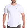 imageBROKIG Mens TDry Bold Gym Workout TShirtCasualFit Training Bodybuilding Short Sleeve Shirts MenWhite