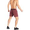 imageBROKIG Mens Lightweight Gym ShortsBodybuilding Quick Dry Running Athletic Workout Shorts for Men with PocketsRed