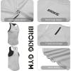 imageBROKIG Mens 2 Pack Lightweight Stringer Tank Tops SingletsBodybuilding Quick Dry Y Back Gym Tanks MenBlackLight Grey