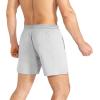 imageBROKIG Mens Inzip Lightweight Gym Workout Shorts5 Inch Fitted Athletic Lifting Bodybuilding Shorts with Zipper PocketsBlacklight Gray
