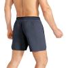 imageBROKIG Mens Inzip Lightweight Gym Workout Shorts5 Inch Fitted Athletic Lifting Bodybuilding Shorts with Zipper PocketsDark Gray