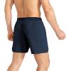 imageBROKIG Mens Inzip Lightweight Gym Workout Shorts5 Inch Fitted Athletic Lifting Bodybuilding Shorts with Zipper PocketsNavy Blue