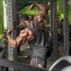 imageBROKIG Mens Irregular Stringer Gym Tank Tops 2 Pack Lightweight YBack Bodybuilding Sleeveless Muscle ShirtsBlackDark Grey