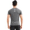 imageBROKIG Mens Lightweight Gym Workout Crew TShirt 2 Pack AthleticFit Comfortable Short Sleeve ShirtsBlackDark Grey