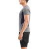 imageBROKIG Mens Lightweight Gym Workout Crew TShirt 2 Pack AthleticFit Comfortable Short Sleeve ShirtsBlackDark Grey
