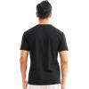 imageBROKIG Mens TDry Gym Workout Crew TShirt AthleticFit Comfortable Short Sleeve Sports Shirts MenBlack