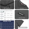 imageBROKIG Mens TDry Gym Workout Crew TShirt AthleticFit Comfortable Short Sleeve Sports Shirts MenDark Grey