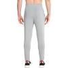 imageBROKIG Mens 2 Pack Tapered Gym Jogger PantsLightweight Workout Sweatpants Stretch Athletic Sweat Pants with Zip PocketsBlackLight Grey