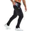 imageBROKIG Mens ZeroArmor Workout Running Jogger SweatpantsStretch Double Ankle Zipper Gym Pants Fitted Sweat Pants PocketBlack
