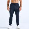 imageBROKIG Mens ZeroArmor Workout Running Jogger SweatpantsStretch Double Ankle Zipper Gym Pants Fitted Sweat Pants PocketNavy