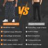 imageBROKIG Mens MarcoGlaze Gym Joggers Camo Athletic Workout Pants Cargo Pockets Casual Camouflage Sweatpants for RunningCamo Black