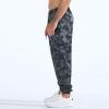 imageBROKIG Mens MarcoGlaze Gym Joggers Camo Athletic Workout Pants Cargo Pockets Casual Camouflage Sweatpants for RunningCamo Black