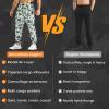 imageBROKIG Mens MarcoGlaze Gym Joggers Camo Athletic Workout Pants Cargo Pockets Casual Camouflage Sweatpants for RunningCamo Yellow