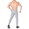imageBROKIG Mens Streaks Vent Gym Workout Joggers PantsAthletic Casual Side Mesh Jogging Sweatpants with Zip PocketsLight Grey