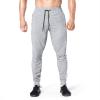 imageBROKIG Mens Streaks Vent Gym Workout Joggers PantsAthletic Casual Side Mesh Jogging Sweatpants with Zip PocketsLight Grey