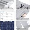 imageBROKIG Mens Streaks Vent Gym Workout Joggers PantsAthletic Casual Side Mesh Jogging Sweatpants with Zip PocketsLight Grey