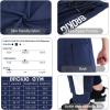 imageBROKIG Mens Streaks Vent Gym Workout Joggers PantsAthletic Casual Side Mesh Jogging Sweatpants with Zip PocketsNavy