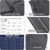 imageBROKIG Mens Stripe Baggy Workout Sweatpants Open Bottom Straight Leg Casual Sweat Pants with PocketsDark Grey