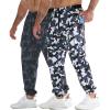 imageBROKIG Mens MarcoGlaze Gym Joggers Camo Athletic Workout Pants Cargo Pockets Casual Camouflage Sweatpants for RunningCamo Blackcamo Grey