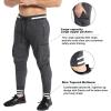 imageBROKIG Men Large Capacity Gym Joggers Pants with Zipper PocketsWorkout Tapered Casual Athletic Sweatpants Track PantsDark Gray