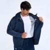 imageBROKIG Mens Stripe Running Jacket with Zipper Pocket Windbreaker Zip Up Workout Hoodie Men Athletic Gym SweatshirtsDark Grey