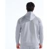 imageBROKIG Mens Stripe Running Jacket with Zipper Pocket Windbreaker Zip Up Workout Hoodie Men Athletic Gym SweatshirtsLight Grey