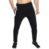 imageBROKIG Mens Workout Jogger Pants Gym Tapered Athletic Slim Sweatpants with Zipper PocketBlack