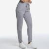 imageBROKIG Womens Cloudloft Joggers Zipper PocketCasual Soft Sweatpants Athletic Tapered Pants for Women Lounge WorkoutLight Grey
