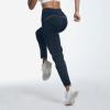 imageBROKIG Womens Cloudloft Joggers Zipper PocketCasual Soft Sweatpants Athletic Tapered Pants for Women Lounge WorkoutNavy